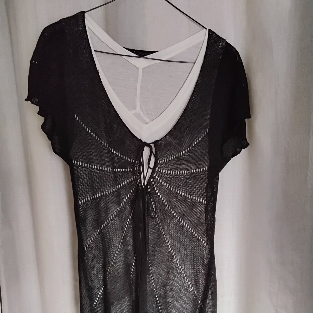 See-through mesh jacket/vest